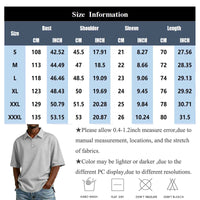 Men’s Short Sleeve Polo Shirt, Midweight Men's Shirt Khaki L