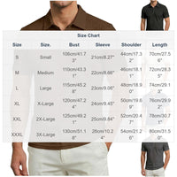VgaVtl Men's Polo Shirt Summer Workout Short Sleeve Clothing for Men White Plain Leisure Button Breathable Shirts